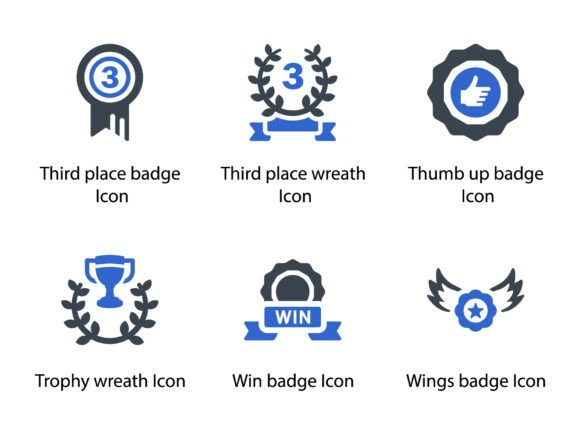 Awards Icon Set 8: Premium Graphics & Icons for Sellers