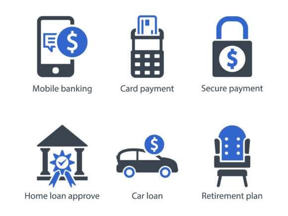 Business Finance Icon Set 6: Graphics & Icons for Sellers