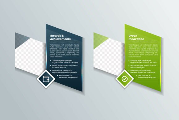 Diagonal Text Box Infographic: Modern Graphics for Editorial Impact