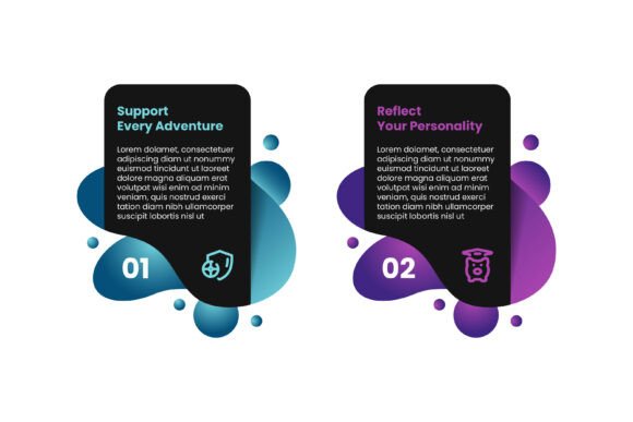 Liquid Bubble Infographic: Modern Graphics for Editorial Impact