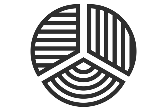 Pie Chart Black Icon: Graphics & Illustrations