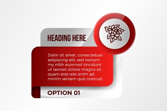 Three Step Infographic Rectangle